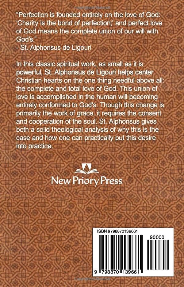 Uniformity with God's Will by St. Alphonsus de Ligouri