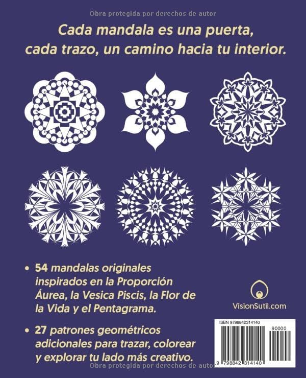 MANDALAS inspirados en Geometría Sagrada: Belleza y Orden caminan juntos para despertar la Creatividad (Spanish Edition) by Latif