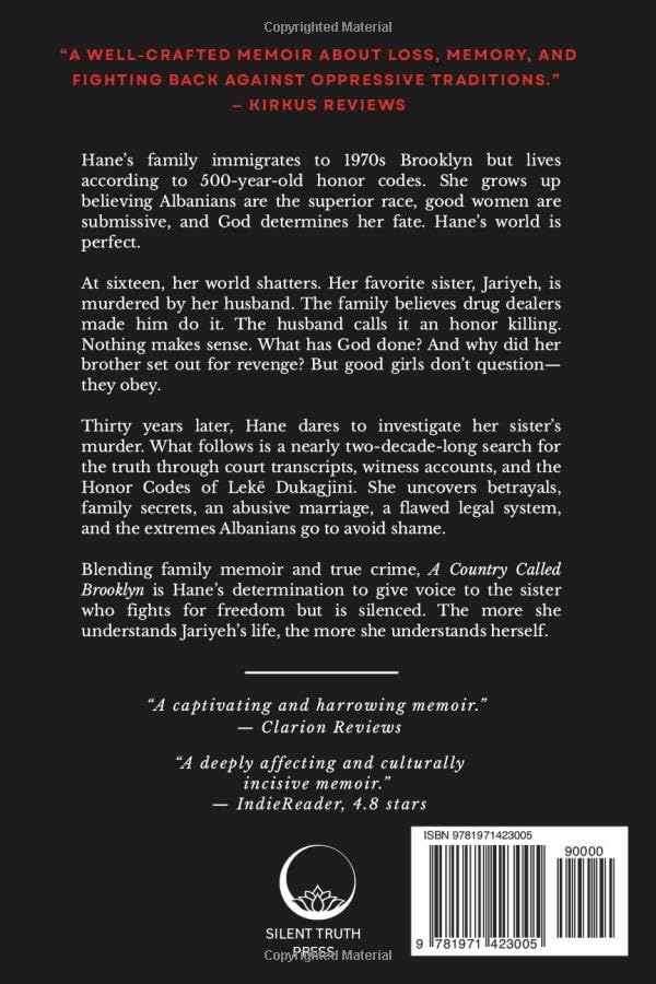 A Country Called Brooklyn: Blood Feuds, Family Honor & My Sister's Murder by Hane Selmani