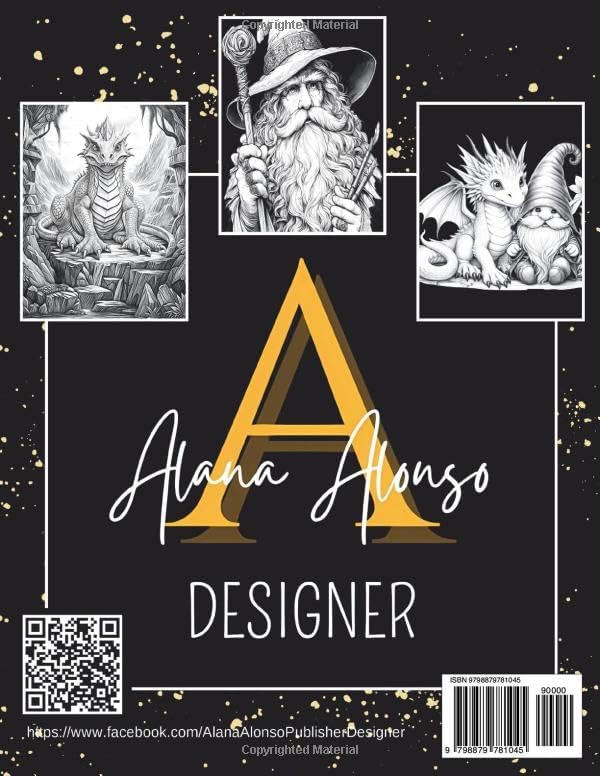 Dragon Coloring Book for adults: A Cute Fantasy Journey into Adorable Scenes of Mythical Creatures and Magical Forests, with 50 Awesome Adults ... Forest: Coloring the Realm of Imagination) by Alana Alonso Designer