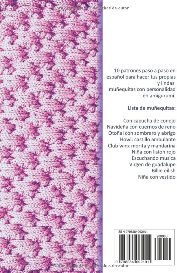 Patrones de amigurumis en español: libros para tejer amigurumis en español con 10 patrones de Muñecas Variadas amigurumis muñecos de crochet (Spanish Edition) by Creamox Editorial