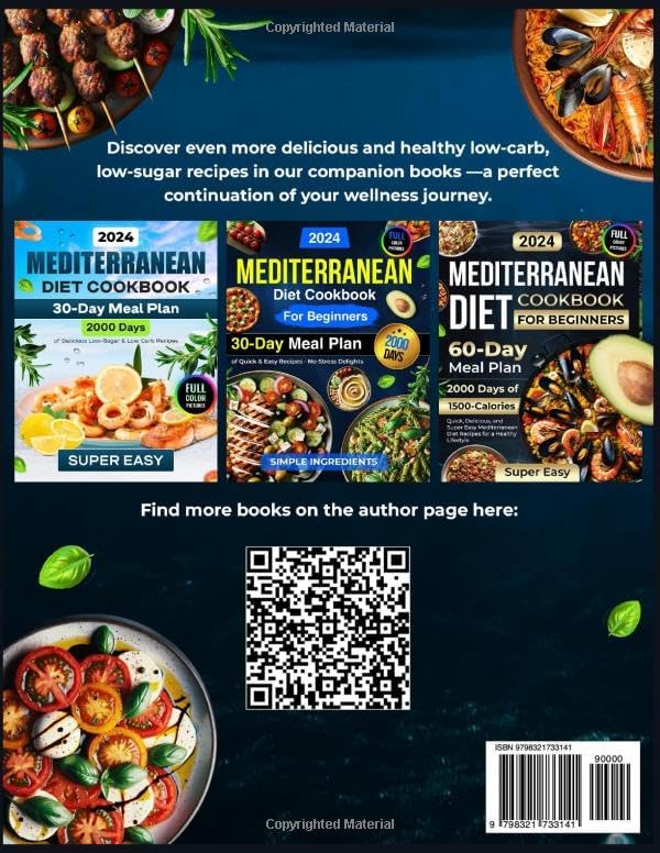 Mediterranean Diet Cookbook for Beginners: 2000 Days of Beginner-Friendly Mediterranean Diet Recipes with Quick, Scrumptious Meals Plus a 60-Day Meal Plan for a Vibrant Lifestyle by Julianna Wiggins