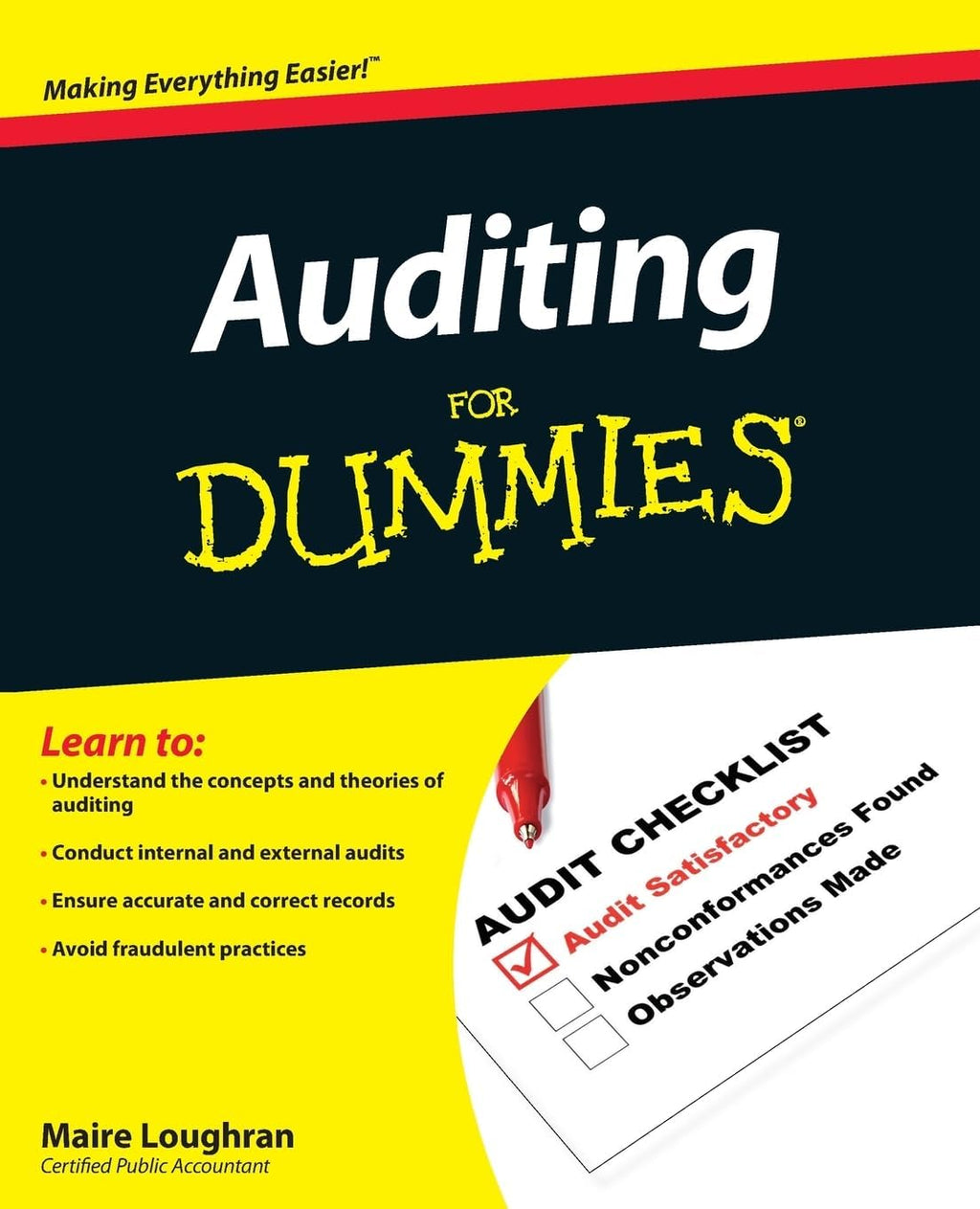 Auditing For Dummies (For Dummies Series) by Maire Loughran