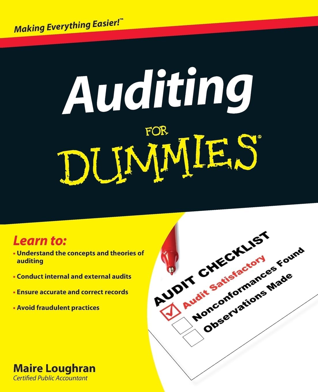 Auditing For Dummies (For Dummies Series) by Maire Loughran