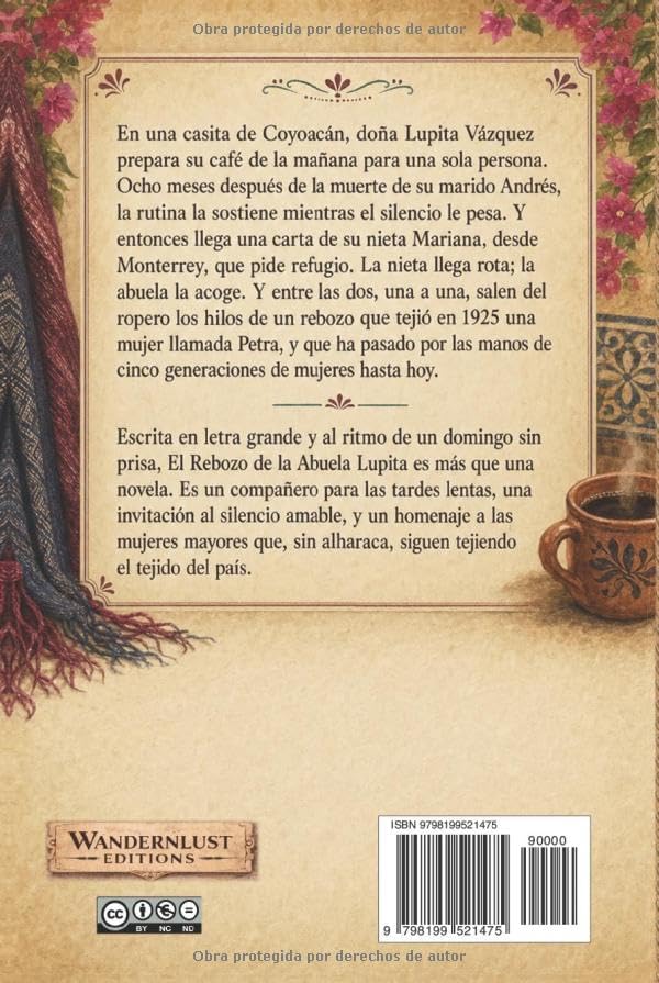El Rebozo de la Abuela Lupita: Una historia de de seis generaciones | Edición en letra grande para mayores | Novela tierna con recetas auténticas (Historias en Letra Grande) (Spanish Edition) by Dr. Andy Ruiz