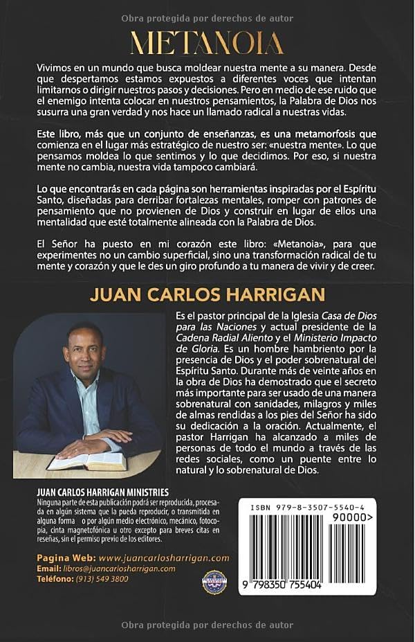 Metanoia (Spanish Edition) by Juan Carlos Harrigan