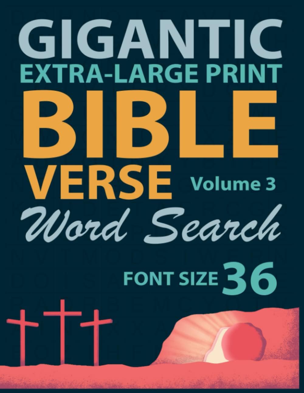 Extra Large Print Bible Verse Word Search Puzzle Book for Seniors Vol.3: Jumbo Font Verses & Puzzles are Perfect Gift for Seniors, Adults. Best Present for Christian Men & Women by Ashley Alinsky