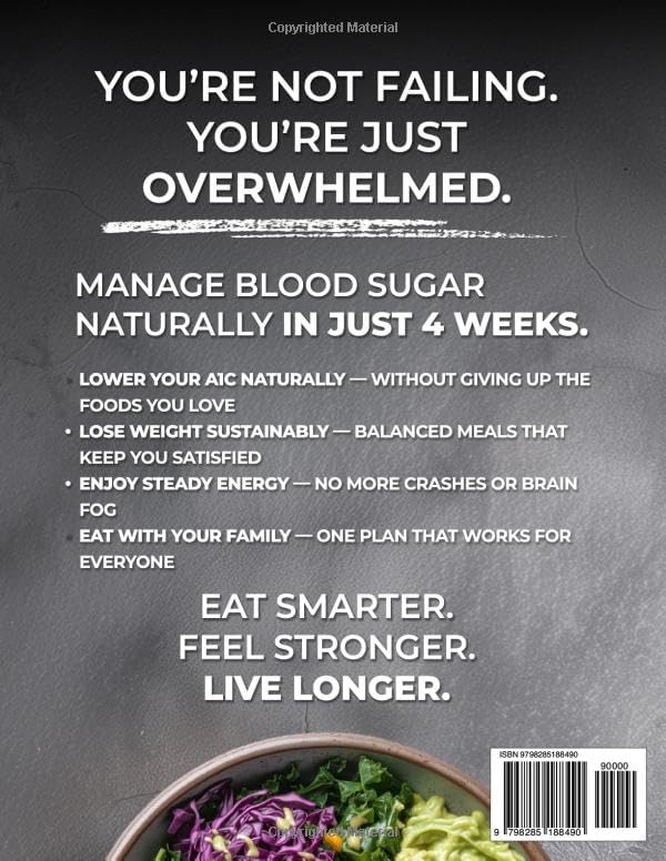The Easiest Diabetic Diet After 50: A Science-Backed Cookbook to Manage Blood Sugar | 30-Minute Low-Carb Recipes and Easy Meal Plans for Prediabetes and Type 2 Diabetes (Diabetes Made Simple) by Emma Lane