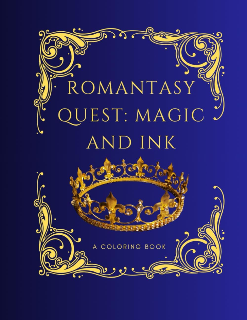 Romantasy Quest: Magic and Ink: A Coloring Book by Jean J. Reinhart