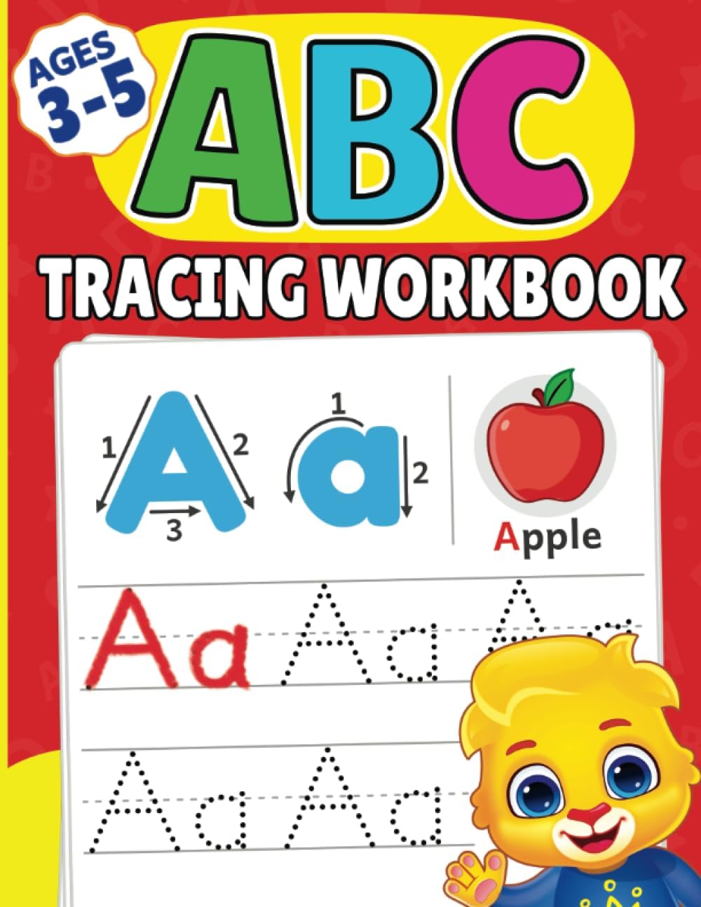 ABC Tracing Workbook: A-Z Alphabet Letter Tracing Activities for Capital and Small Letters | Alphabet Handwriting Practice Workbook | Learn to Write and Trace Book for Kindergarten and Kids Ages 3-5 by Lucas & Friends by RV AppStudios