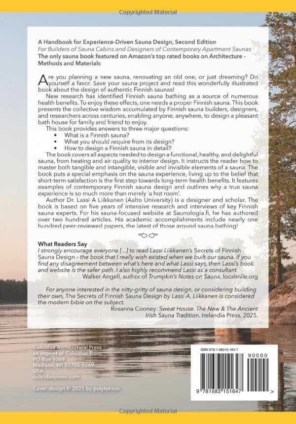 The Secrets of Finnish Sauna Design by Lassi A. Liikkanen
