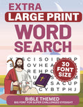 Extra Large Print Word Search: Jumbo Big Letters Puzzle Book for Seniors and Adults | Bible Themed with Interesting Facts & Solutions (Font size 30) ... for Visually Impaired Adults and Seniors) by Margaret Clarke