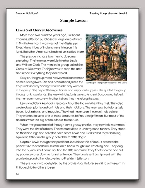 Summer Solutions Reading Comprehension Level 3 by SUMMER SOLUTIONS. MINUTES A DAY - MASTERY FOR A LIFETIME!