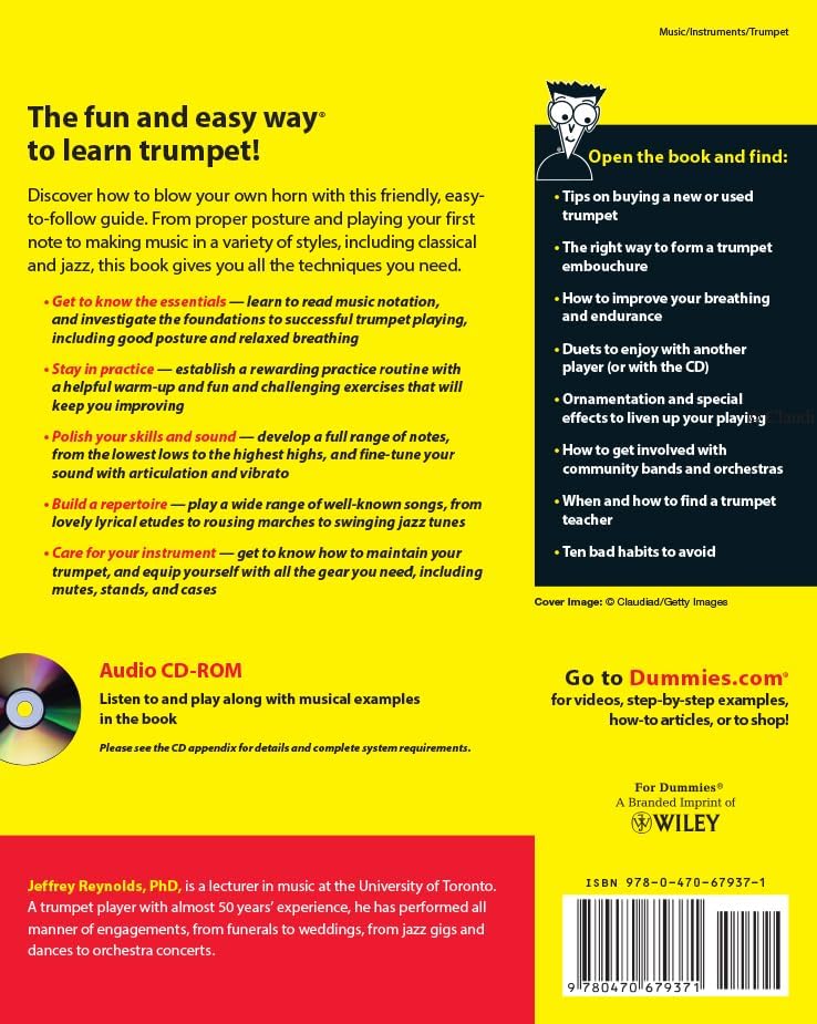 Trumpet For Dummies by Jeffrey Reynolds