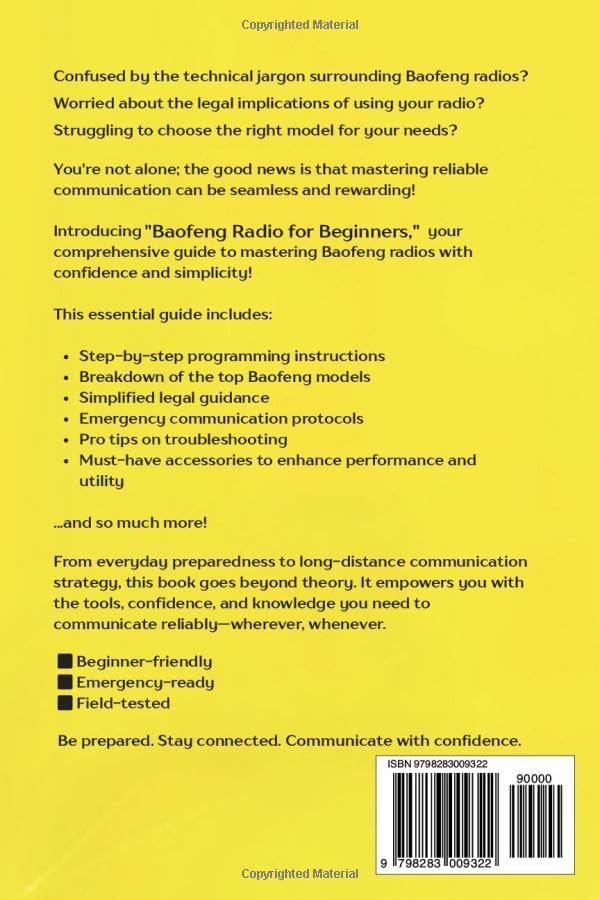 Baofeng Radio for Beginners: Master the Basics, Handle Issues Like a Pro, and Stay Connected and Compliant Wherever You Go by VentureWise Publications