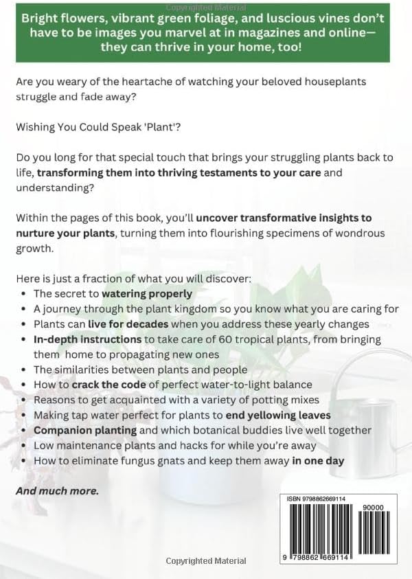 THE TROPICAL HOUSEPLANT DOCTOR: AN EXPERT GARDENING GUIDE TO NURSE SICK & DYING PLANTS BACK TO VIBRANT HEALTH by RHEA SPENCER