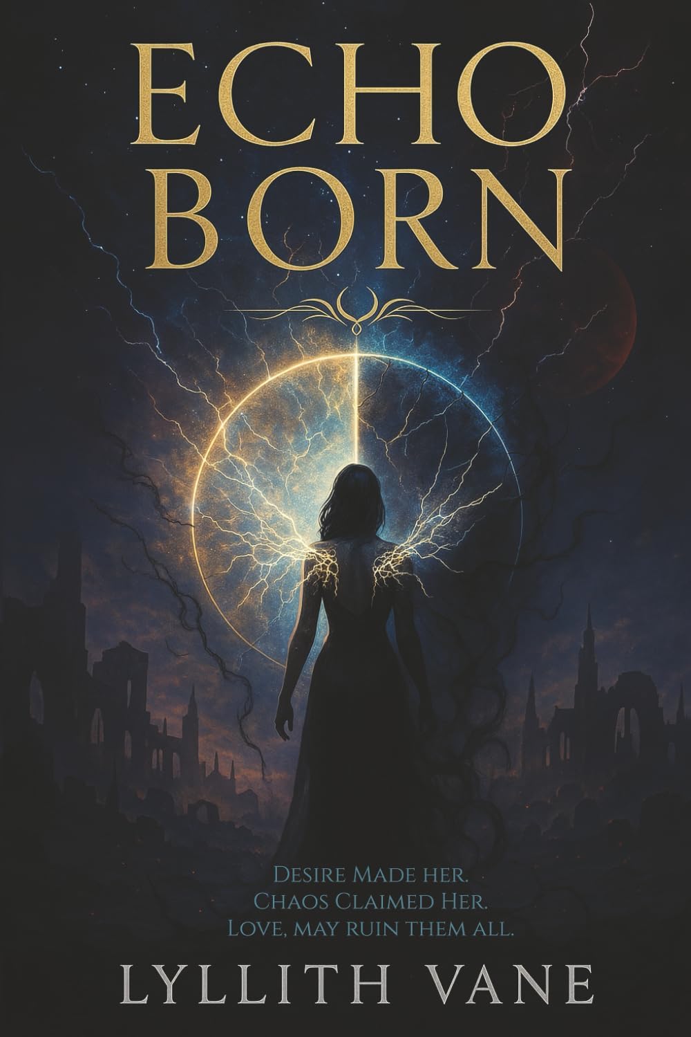 Echo Born: A Dark Queer Why-Choose Sci-Fi Romantasy of War, Temptation, and Divine Secrets (Shards of Seeth Chronicles Book 1) by Lyllith Vane