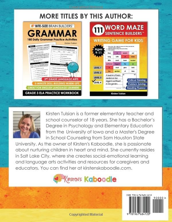 Vocabulary Workbook for Kids: 180 Word of the Day Vocabulary Builder Activities for 2nd, 3rd & 4th Grade (Vocabulary Builder Workbooks) by Kirsten Tulsian