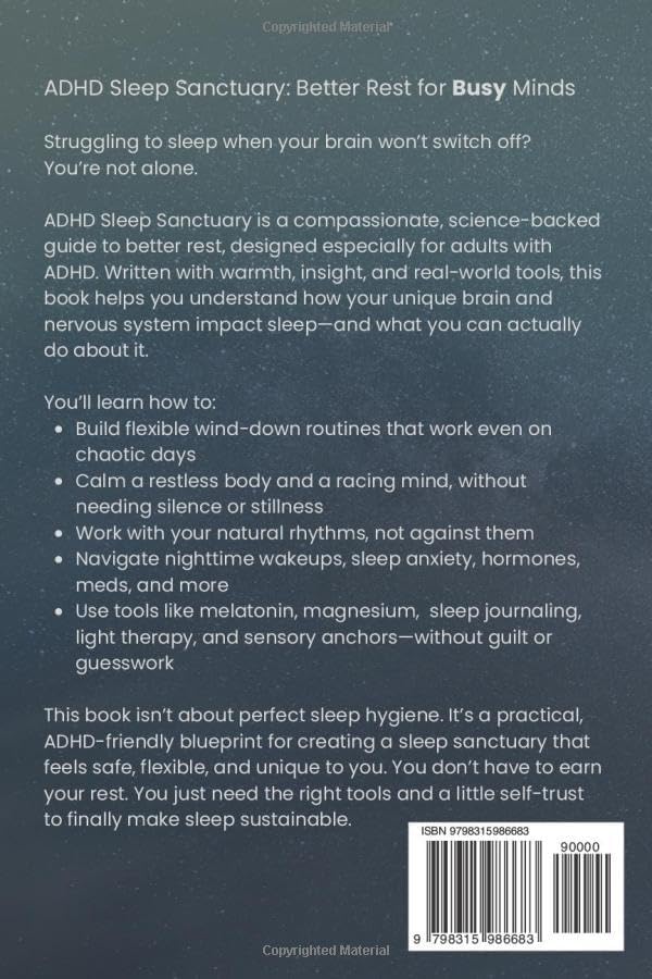 ADHD Sleep Sanctuary: Better Rest For Busy Minds (Compass for Chaos: Your ADHD Essentials) by Claire Wolstencroft