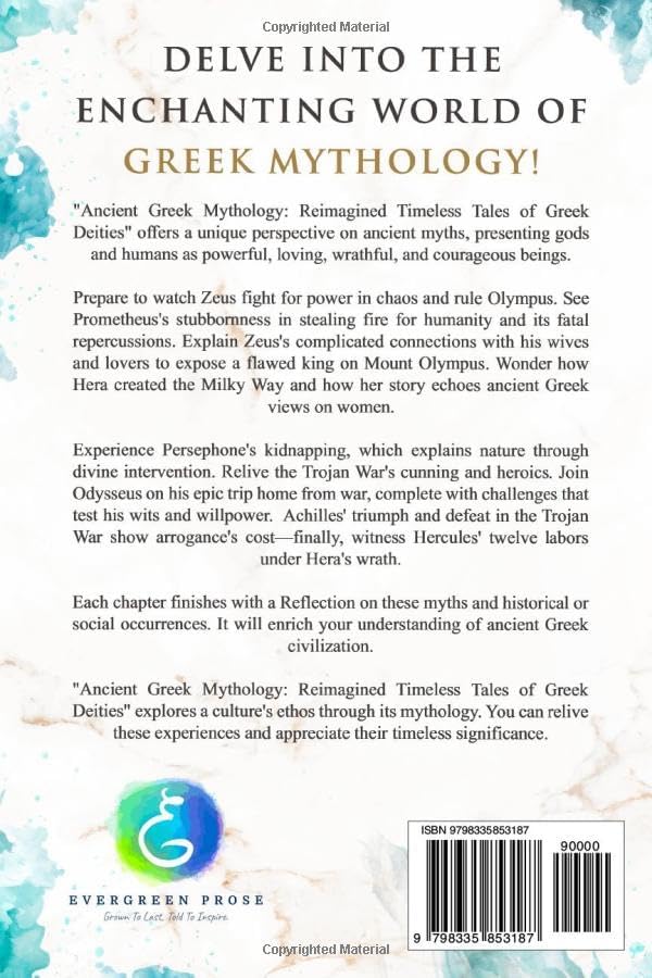 Ancient Greek Mythology: Reimagined Timeless Tales of Greek Deities by Courtney Grant