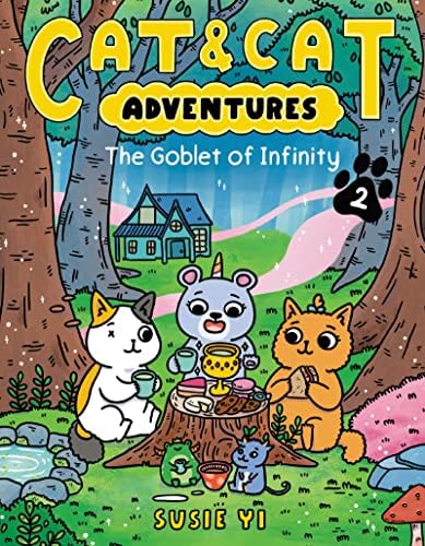 Cat & Cat Adventures: The Goblet of Infinity: A Graphic Novel – A Fantasy Dragon Chapter Book for Children (Ages 6–10) by Susie Yi