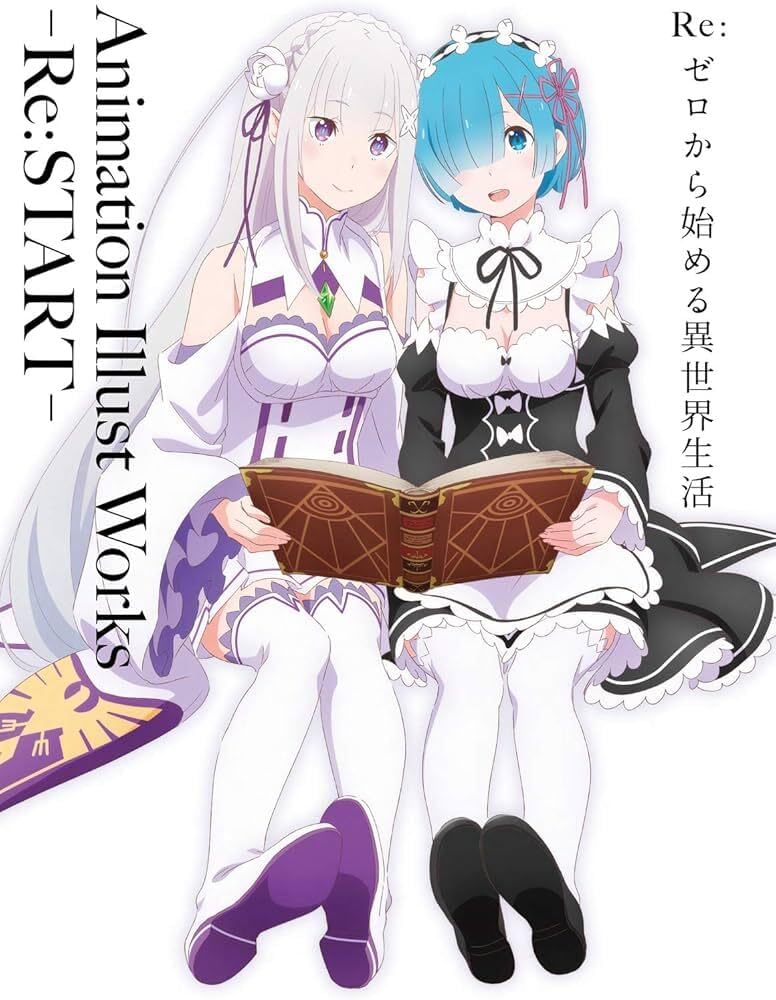 RE:ZERO - STING LIFE IN ANOTHER WORLD ANIMATION ILLUSTRATION WORKS: -RE:START- (ARTBOOK VO JAPONA by Collectif