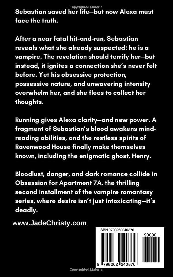 Obsession for Apartment 7A: a Modern Vampire Romantasy (Obsession for Apt. 7A) by Jade Christy