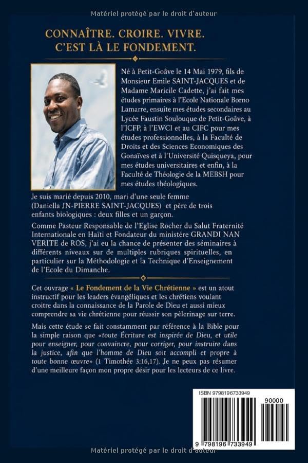 Le Fondement de la Vie Chrétienne (French Edition) by Emmanuel Saint-Jaques