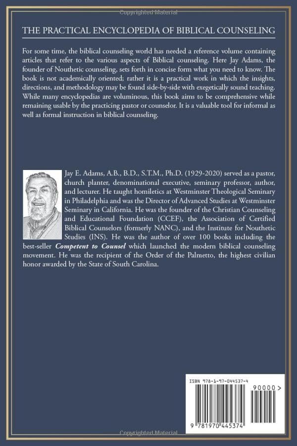 The Practical Encyclopedia of Biblical Counseling by Jay E Adams