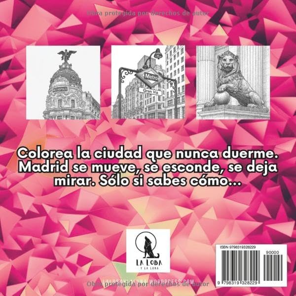 Libro para colorear: "Madrid" (La loba y la luna) (Spanish Edition) by Maria Montero