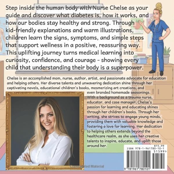 Let's Learn about Diabetes with Nurse Chelse!: A Children's Health and Wellness Story about the Human Body and Diabetes (Let's Learn with Nurse Chelse) by Chelse Leigh Burton