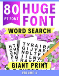 Huge Font Spring Word Search 80 PT – Giant Print for Easy Reading and Low Vision | Volume 4: Extra Large Print Spring & Easter Word Search Puzzles for ... Size 80 PT for Easy Reading and Low Vision) by Marilyn Dennel