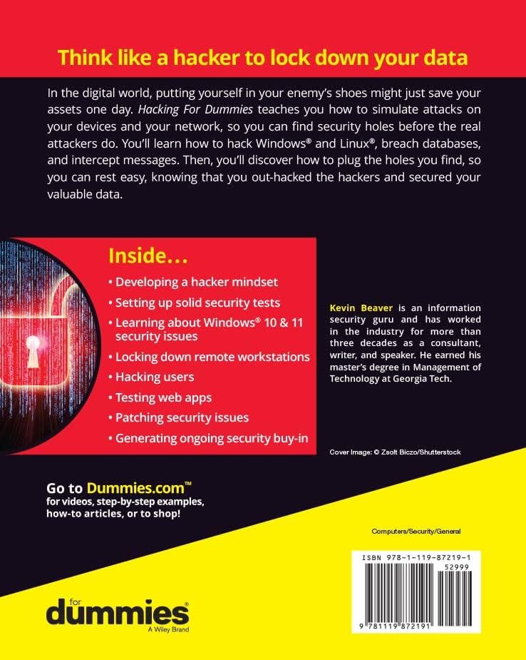 Hacking For Dummies (For Dummies (Computer/Tech)) by Kevin Beaver