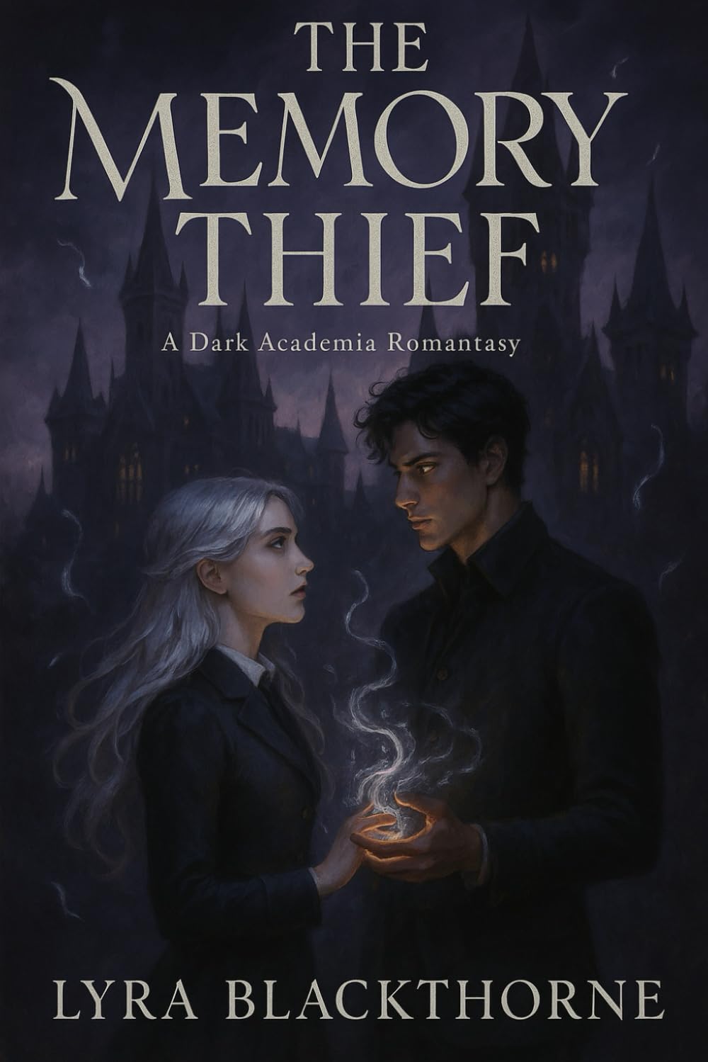 THE MEMORY THIEF: A Dark Academia Romantasy by Lyra Blackthorne