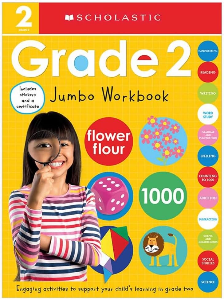 Second Grade Jumbo Workbook: Scholastic Early Learners (Jumbo Workbook) by Scholastic