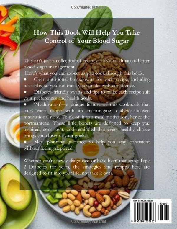 High-Protein Low-Carb Cookbook for Type 2 Diabetes: 100 Easy Recipes to Lower Blood Sugar, Burn Fat, and Improve Insulin Sensitivity Naturally by Mirabel Quinn