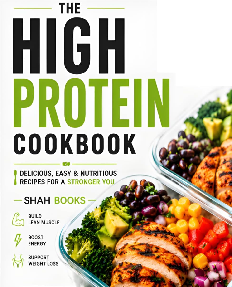 The High Protein Meal Prep Cookbook: Easy High-Protein Recipes for Weight Loss, Muscle Growth & Healthy Weekly Meal Prep by SHAH BOOKS