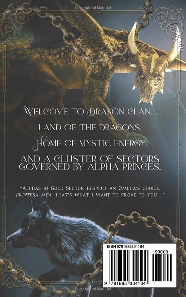 Gold Sector: A Standalone Romantasy with Omegaverse Vibes (Drakon-Clan Series) by Lexi C. Foss