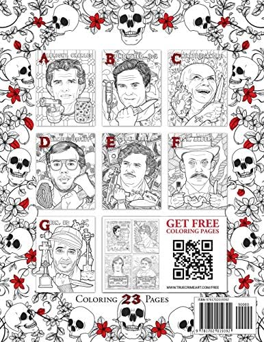 BLOODY ALPHABET: The Scariest Serial Killers Coloring Book. A True Crime Adult Gift - Full of Famous Murderers. For Adults Only. by Brian Berry