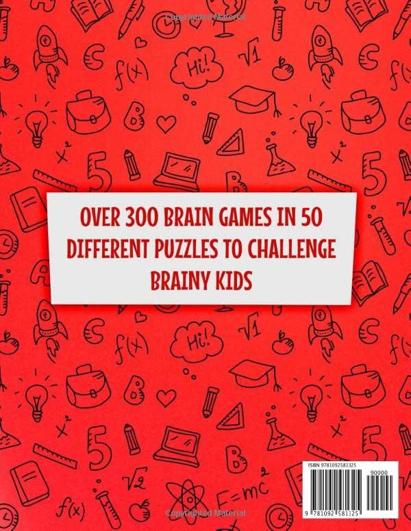 Difficult Puzzle Book for Smart Kids: Over 300 Brain Games for Kids Aged 11 - 14 (Thinking Books for Kids) by M Prefontaine