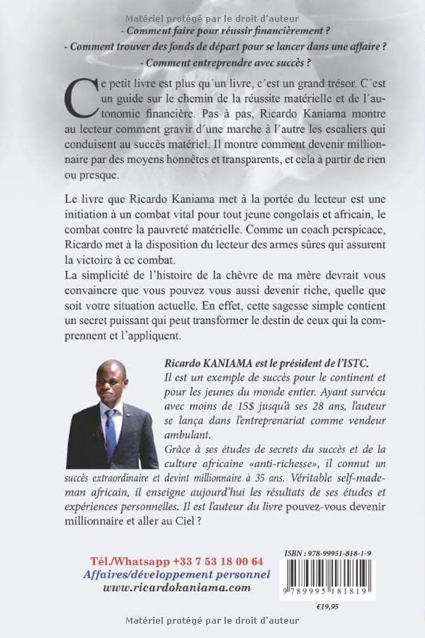 La chèvre de ma mère: Les secrets de la prospérité financière (French Edition) by Ricardo Kaniama