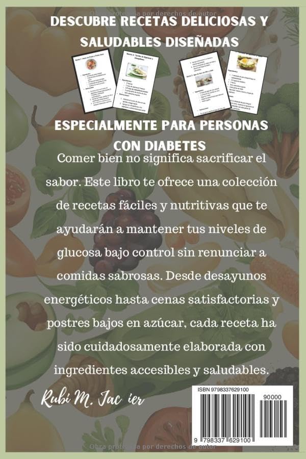 Recetas Saludables para Diabéticos (Spanish Edition) by Rubi M. Javier
