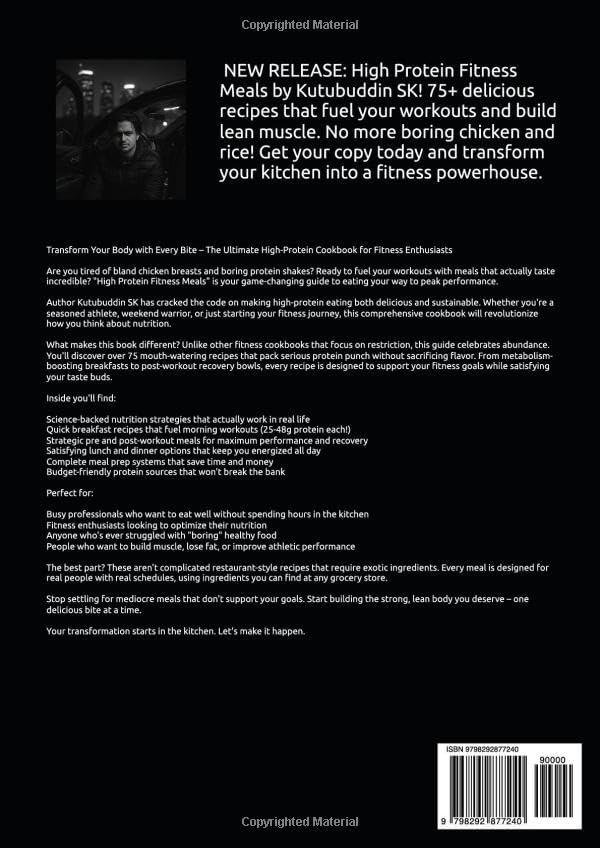 HIGH PROTEIN FITNESS MEALS BOOK by Mr kutubuddin sk