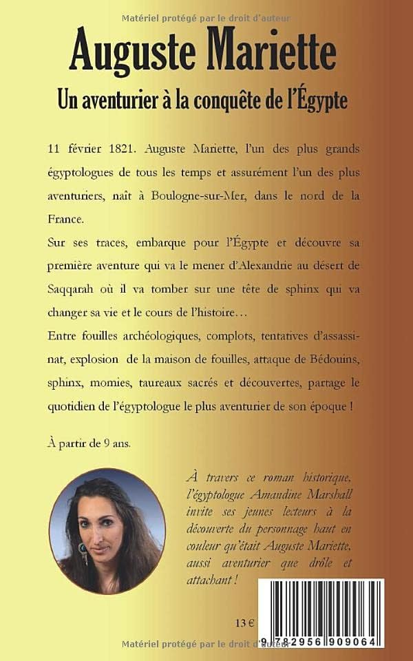Auguste Mariette: Un aventurier à la conquête de l'Egypte (French Edition) by Amandine Marshall