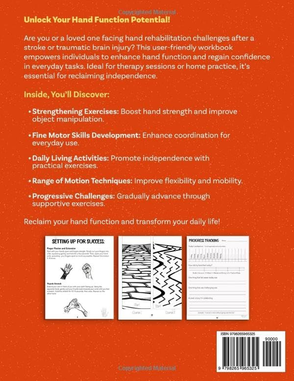 The Empowering Hand Function Stroke Recovery Activity Book Large Print: Engaging and Progressive Exercises for Rehabilitation and Enhanced Daily ... 15 Minutes Per Day! (Stroke Series) by Clara Thinkwell