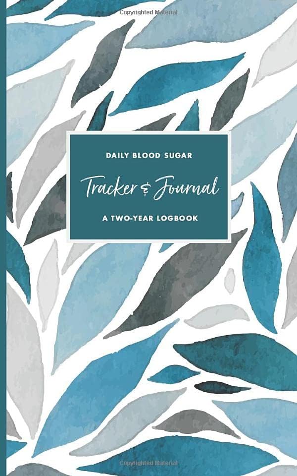 Daily Blood Sugar Tracker & Journal for Diabetes: Simple 2 Year Weekly Glucose Tracking Log Book - Compact 5x8 Size by Banana River Press