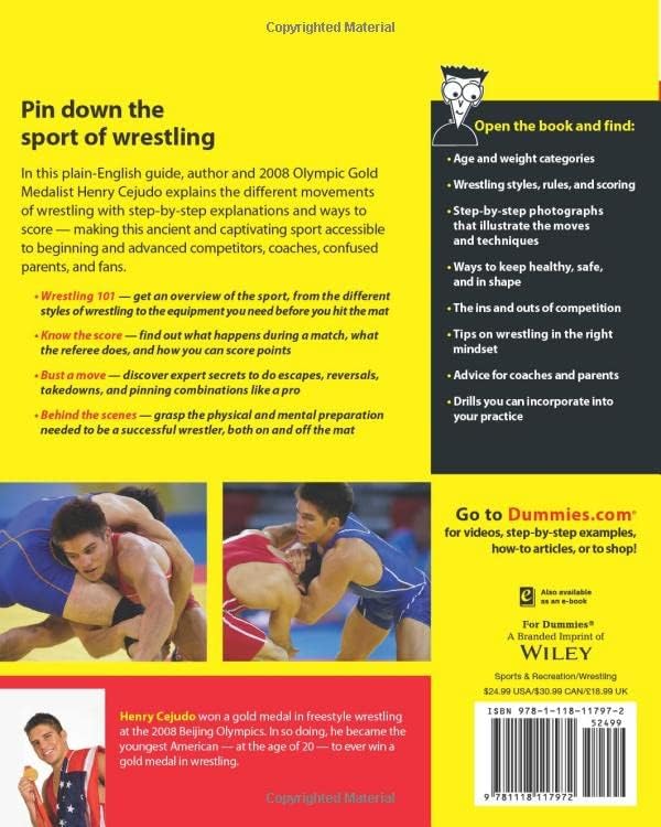 Wrestling For Dummies by Henry Cejudo