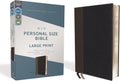 NIV, Personal Size Bible, Large Print, Leathersoft, Black, Red Letter, Comfort Print by Zondervan