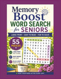 Memory Boost Word Search for Seniors: Large Print Easy to Read Fun to Solve by Silver Willow Publishing