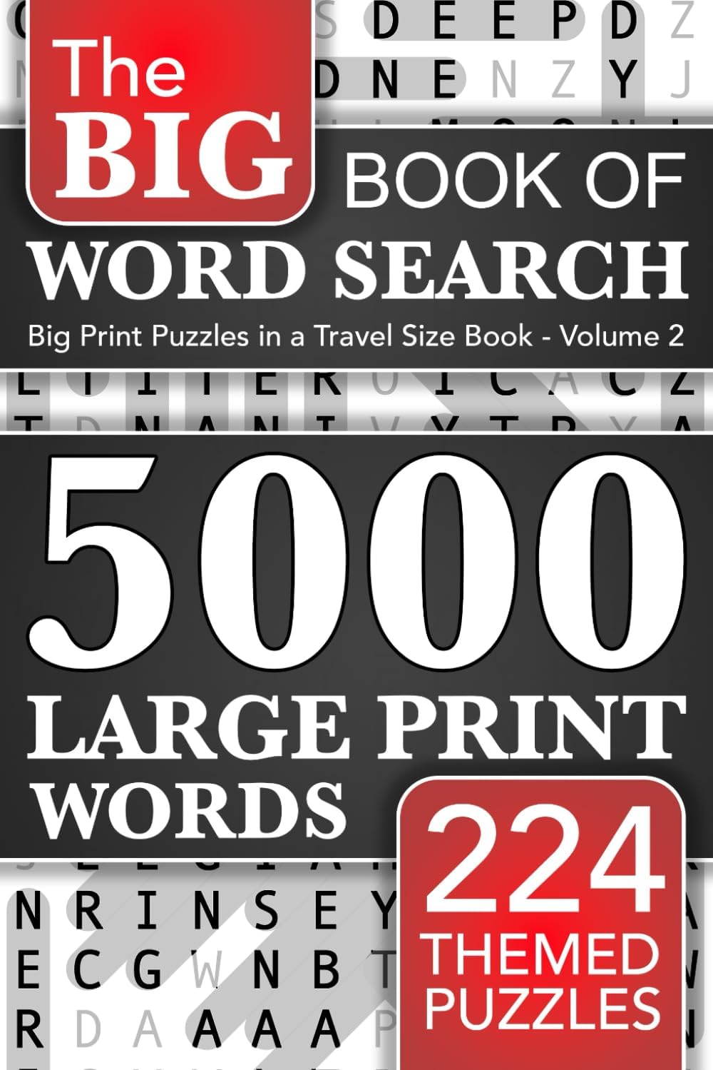 Big Book of Word Search - 5000 Large Print Words: 224 Themed Puzzles for Adults, Seniors and Teens by Martin Littlewolf